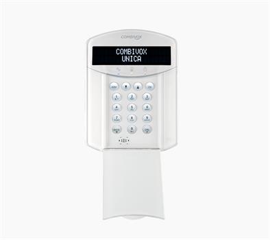 Unica PRO White - Tastiera LCD+LED su BUS RS485