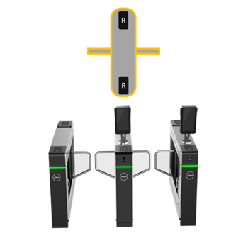 Modulo tornello interno motore doppio barriera d