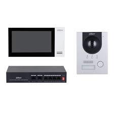 Kit VDP IP con VTH bianco, a incasso