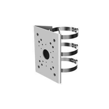 Adattatore da palo argento 130x170x45 mm
