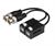 Coppia balun video passivi HDCVI 4K 1 ch