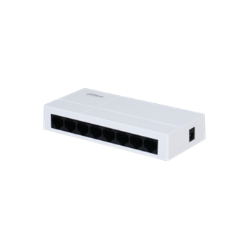 Switch unmanaged 8 porte Gigabit, case plastico