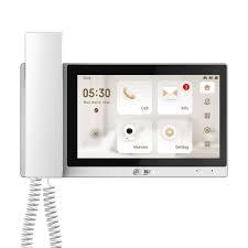 Monitor interno VTH IP/Wi-Fi 7 bianco con corne