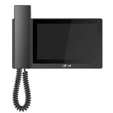 Monitor interno VTH IP/Wi-Fi 7 nero con cornett