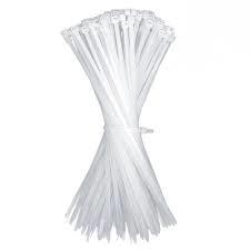 FASCETTE NYLON 100PZ. MM.200x3.6 BIANCHE