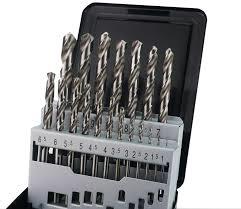 SERIE 19 Pz PUNTE ACCIAIO HSS