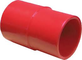 Raccordo in ABS rosso F/F  3/4 a 25mm.