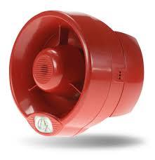 Sirena con lampeggiatore convenzionale, montaggi