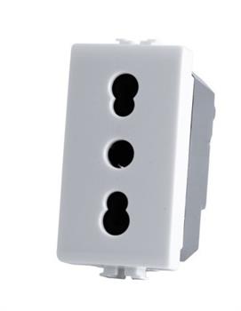 Presa Bivalente 16A-250V T3-Joy 518B Bianco