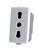 Presa Bivalente 16A-250V T3-Joy 518B Bianco