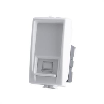 Connettore Rete Rj45 CAT6 T3Joy 527B Bianco
