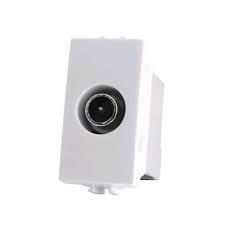 Presa TV Passante T3-Joy 534B Bianco