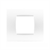 Placca Tecnopolimero T1-Art 8002-01  Bianco