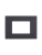 Placca Tecnopolimero T1-Art 8003-02 3P Nero