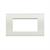 Placca Tecnopolimero T1-Art 8004-01 Bianco