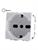 Presa Schuko Unel T1-Art 814B Bianco