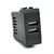 Doppia Presa Usb 2A T1-Art 821N Nero