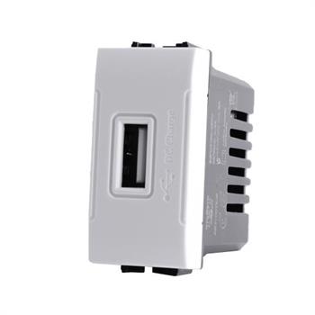 Presa Usb (5V=2A 265V) T1-Art 829B Bianco