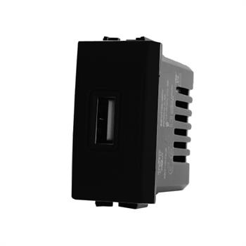 Presa Usb (5V=2A 265V) T1-Art 829N Nero