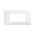 Placca Tecnopolimero T3-Joy M8004-01 Bianco