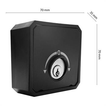 selettore a parete fissaggio ad esterno (numeri