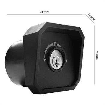 selettore a parete fissaggio ad incasso (numeri