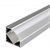 ALUMINIUM PROFILE FOR LED STRIP SILVER BODY/WHIT