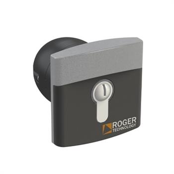 Selettore a chiave da incasso in alluminio diame