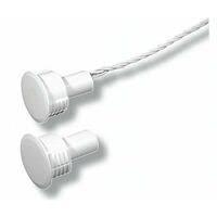 Contatto  ABS bianco incasso porte in ferro Ø20