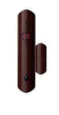 Contatto magnetico wireless porta/fin. MARRONE