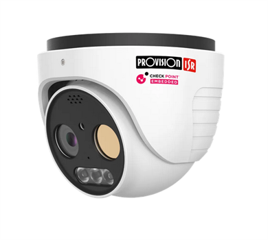 Thermal Network Dome/Turret Camera, 5MP, 3.2mm t